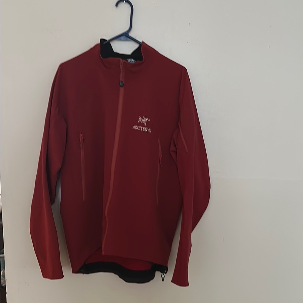 Arc'teryx Red Performance Jacket Lightweight Tech… - image 1